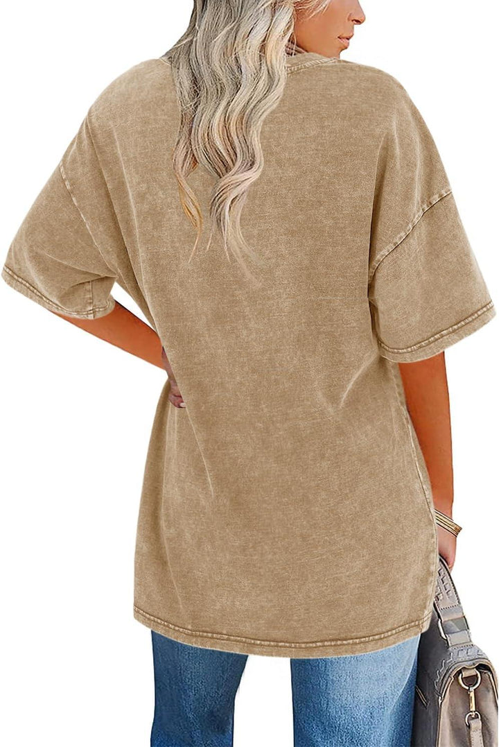 Frances™ | Dames Oversized Vintage T-Shirt