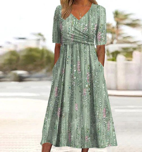 Hannah™ | Elegante Bloemen Zomerjurk