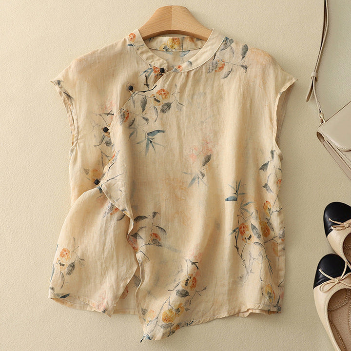 Amanda™ | Vintage Mouwloze Top