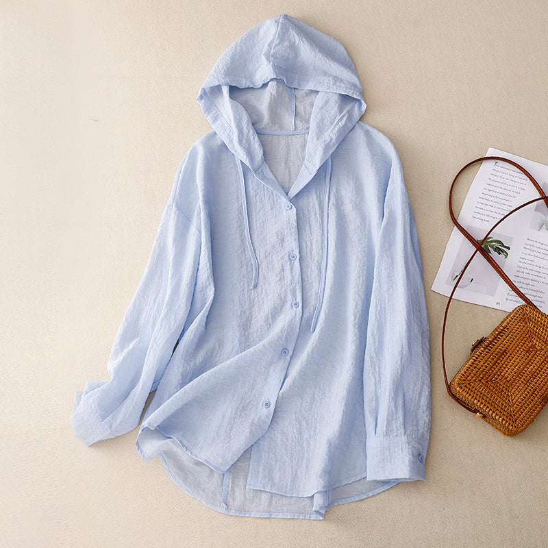 Victoria™ | Lichtgewicht Hoodie met Knopen