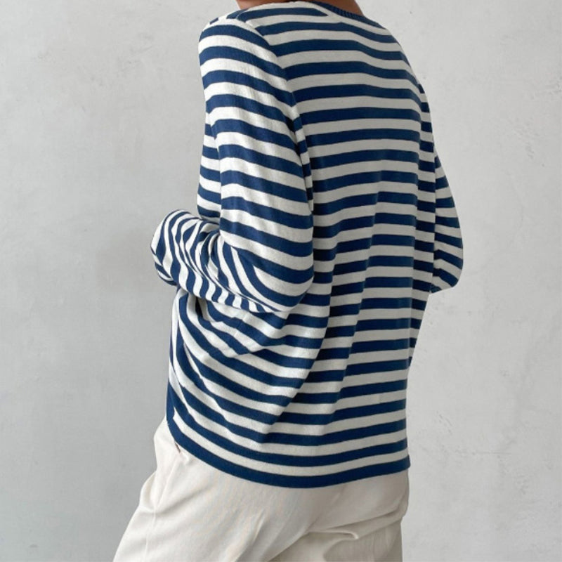 Dana™ | Elegante Gestreepte Zomer T-Shirt