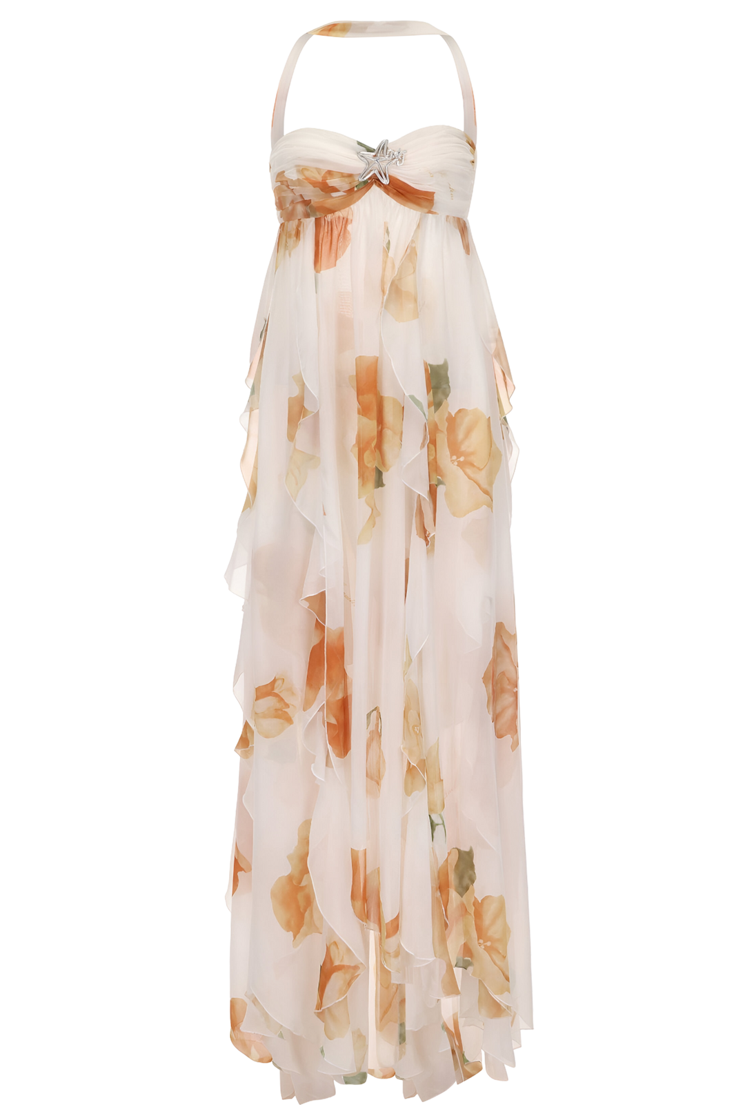 Gwen™ | Elegante Halter Maxi Jurk