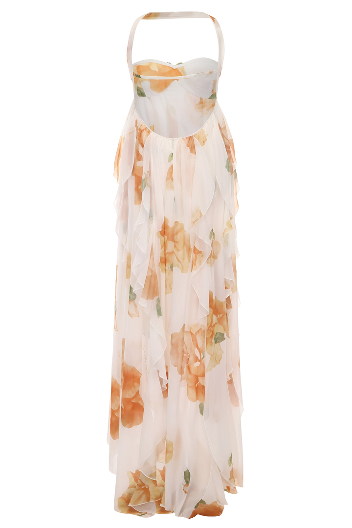 Gwen™ | Elegante Halter Maxi Jurk