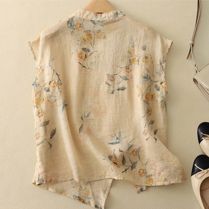 Amanda™ | Vintage Mouwloze Top