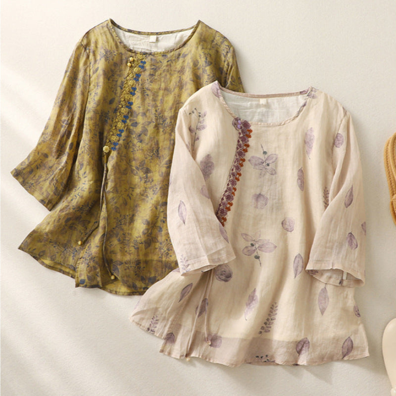Noy™ | Bloemige Relaxed Blouse