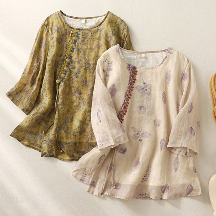 Noy™ | Bloemige Relaxed Blouse