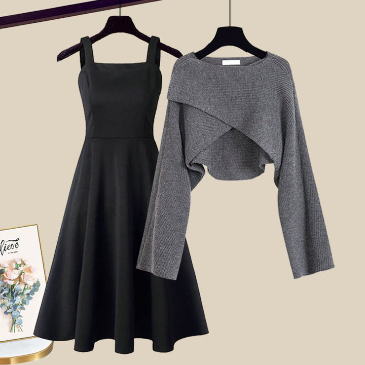 DuoChic™ | De 2-in-1 Trui Jurk Set