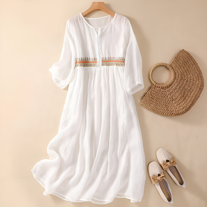 Kathy™ | Patroon Midi Jurk