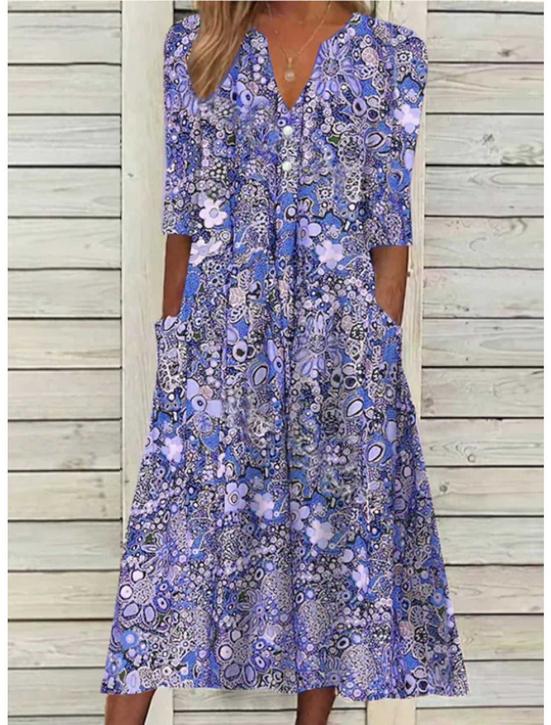 Janice™ | Elegante Zomerjurk met Buikbedekking