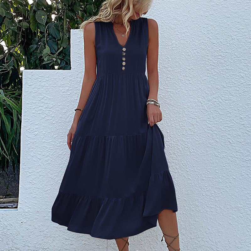 Naomi | Elegante V-hals Jurken