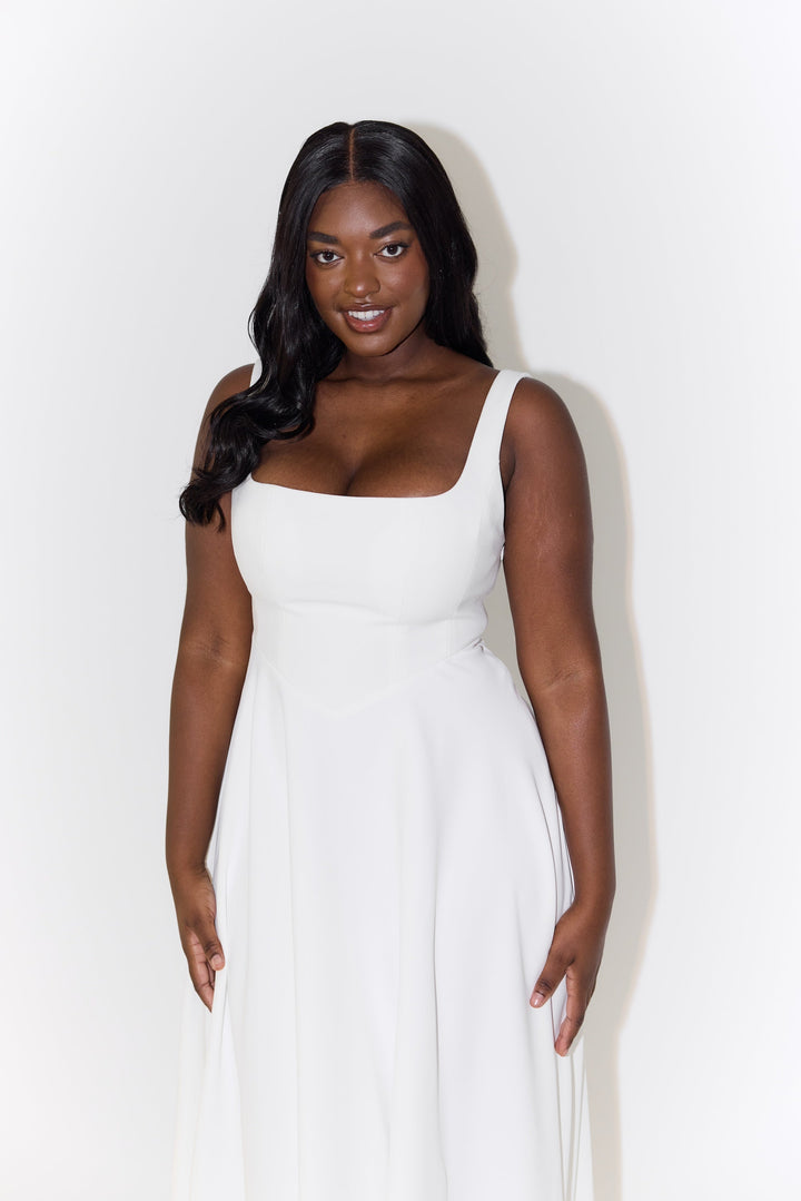 Angela™ | Tijdloze Vloeiende Midi-jurk