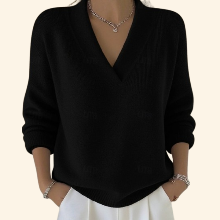 Shayla™ | Zachte Blouse Met V-Hals