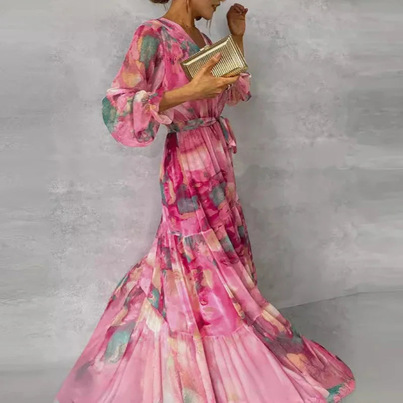 Katie™ | Elegante Bloemen Handgemaakte Jurk