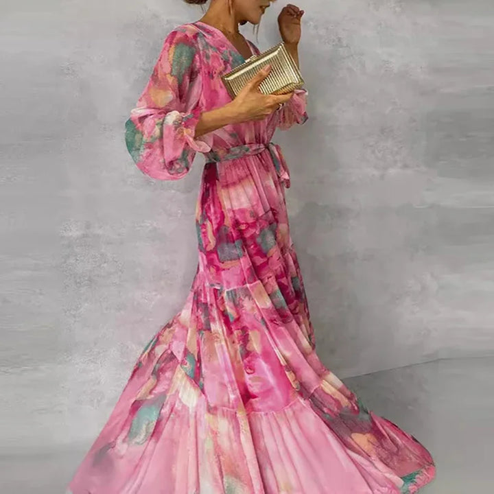 Katie™ | Elegante Bloemen Handgemaakte Jurk