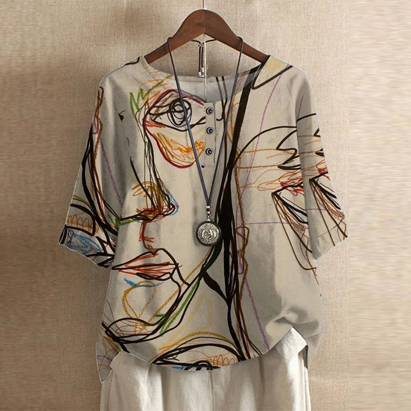 Anya™ | Retro-geïnspireerde Blouse