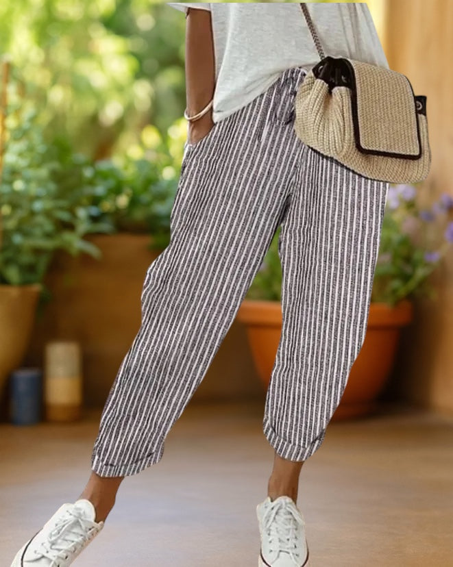 Marlowe | Stripe Trekbroek