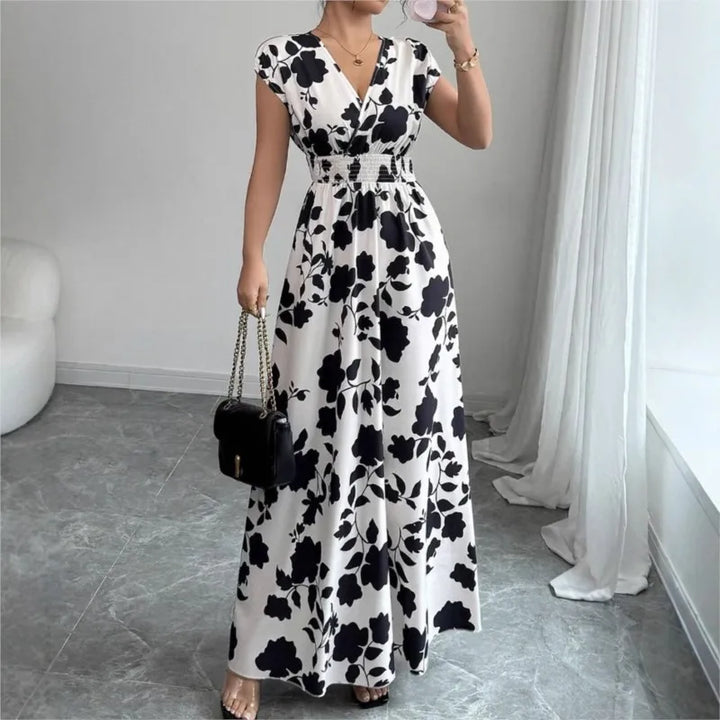 Flora™ - Bloemige Maxi Strandjurk