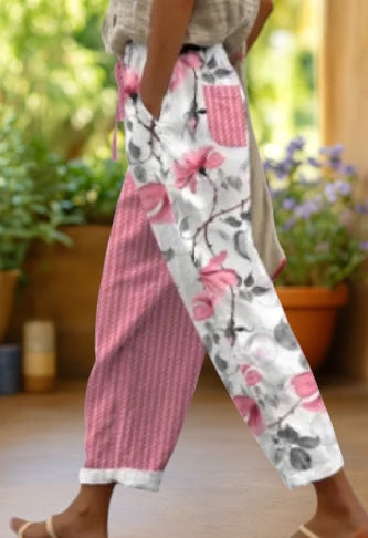 Soleil | Boho Print Enkelbroeken