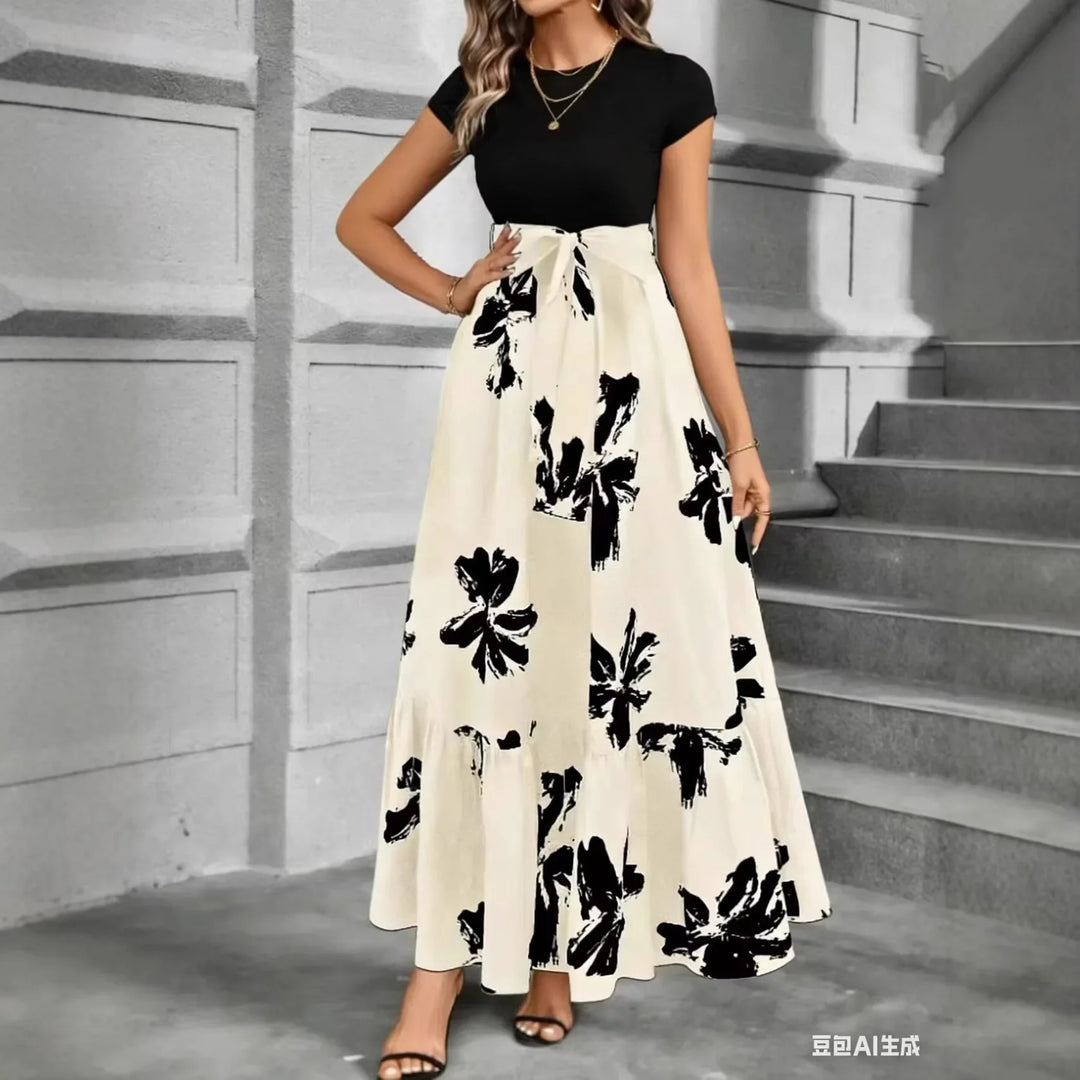 Callie™ - Bloemige A-Lijn Shirt Jurk