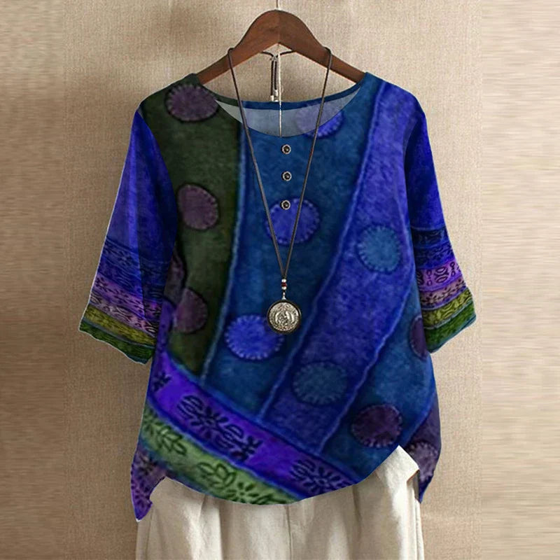 Anya™ | Retro-geïnspireerde Blouse