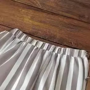 Sevilla | Stripe Split Wide-Leg Broek