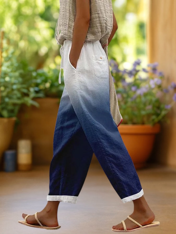 Soleil | Boho Print Enkelbroeken