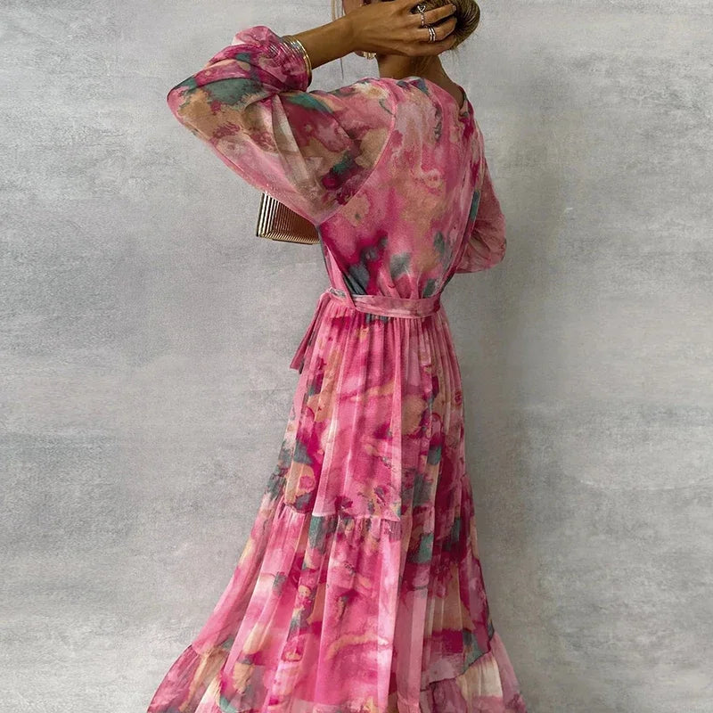 Katie™ | Elegante Bloemen Handgemaakte Jurk