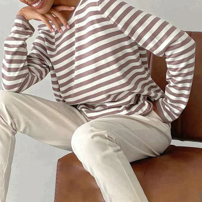 Dana™ | Elegante Gestreepte Zomer T-Shirt