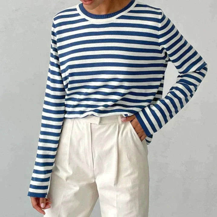 Dana™ | Elegante Gestreepte Zomer T-Shirt