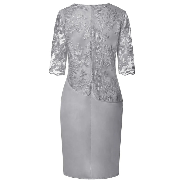 Frances™ | Midi-jurk met Korte Mouwen