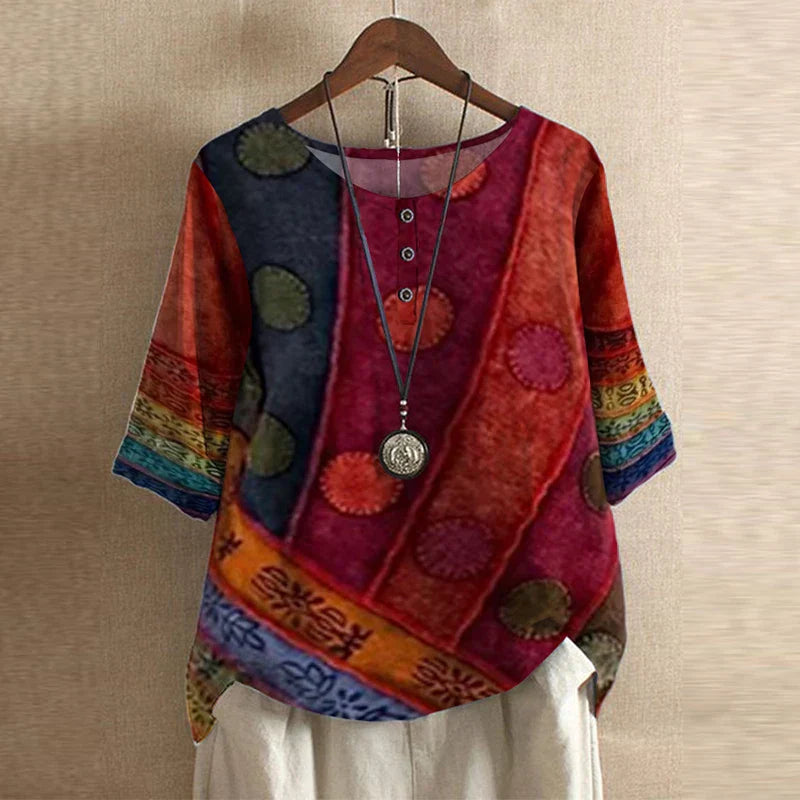 Anya™ | Retro-geïnspireerde Blouse