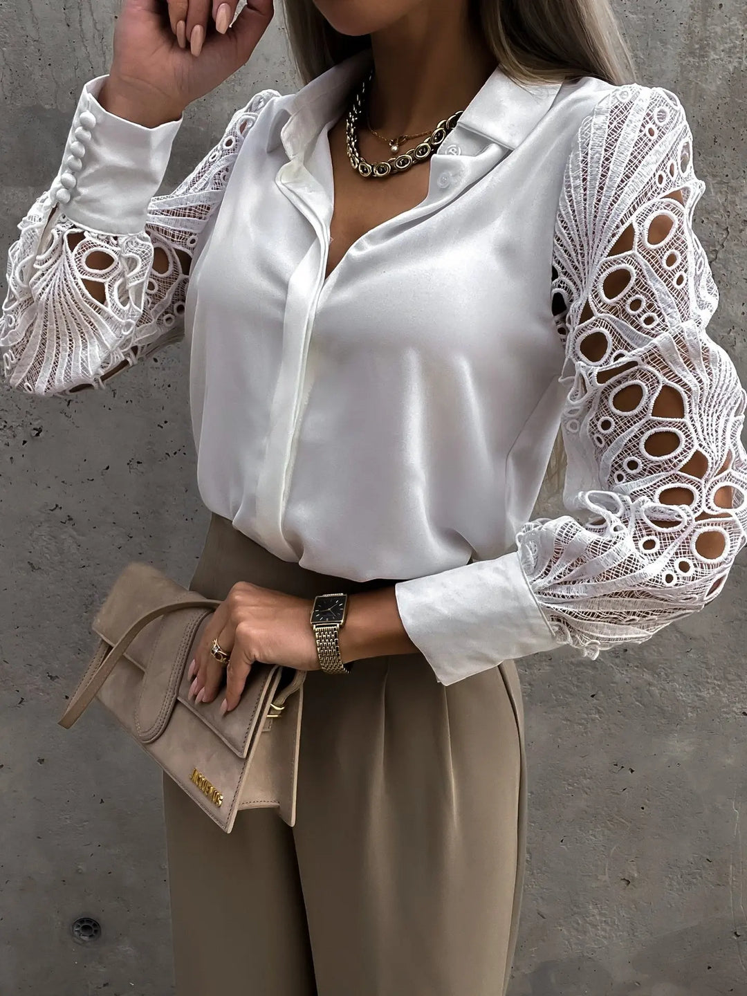 Lily™ | Verfijnde Blouse met Exquise Mouwen