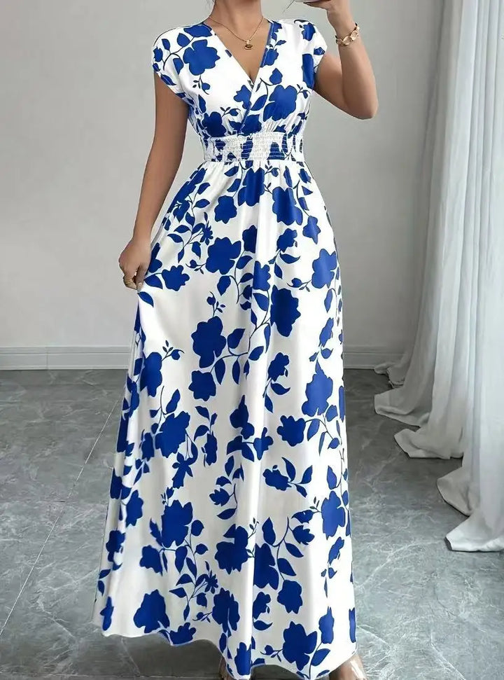 Flora™ - Bloemige Maxi Strandjurk