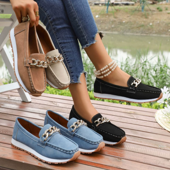 Elle - Diamant Gesp Loafers
