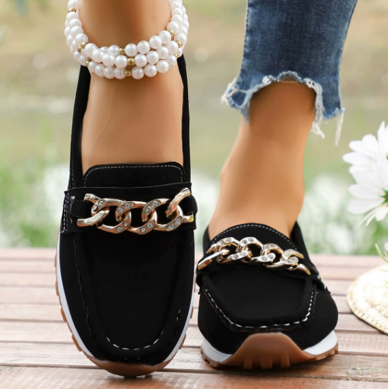 Elle - Diamant Gesp Loafers