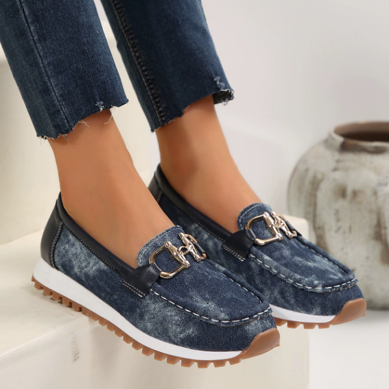 Eliza - Hybride Gesp Loafers