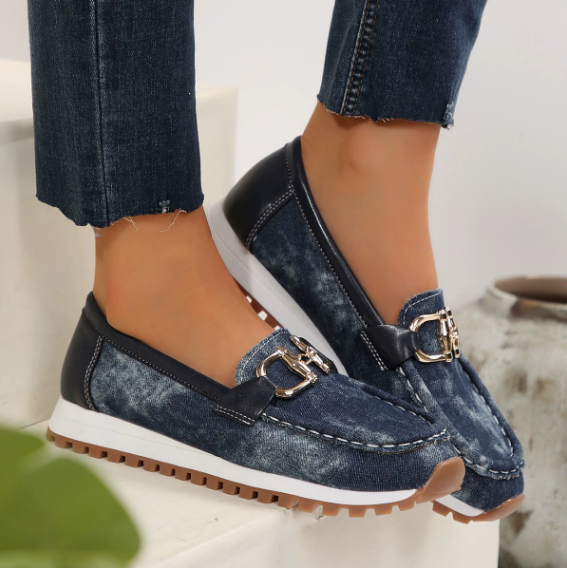 Eliza - Hybride Gesp Loafers