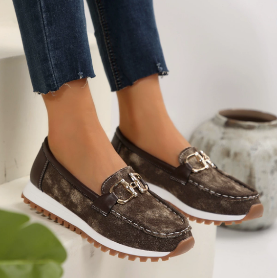 Eliza - Hybride Gesp Loafers