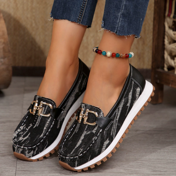 Eliza - Hybride Gesp Loafers