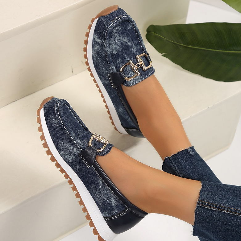 Eliza - Hybride Gesp Loafers
