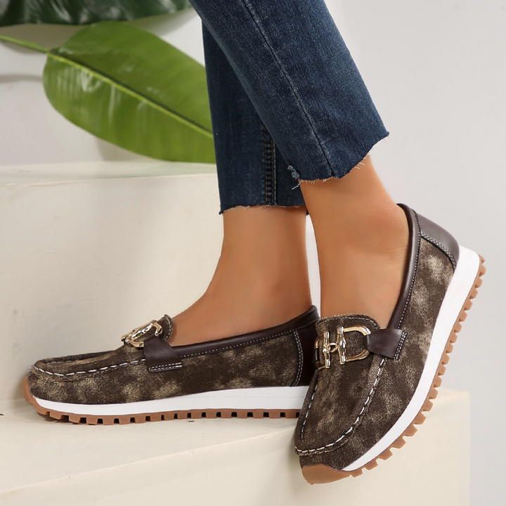 Eliza - Hybride Gesp Loafers