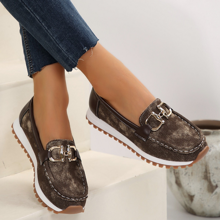 Eliza - Hybride Gesp Loafers