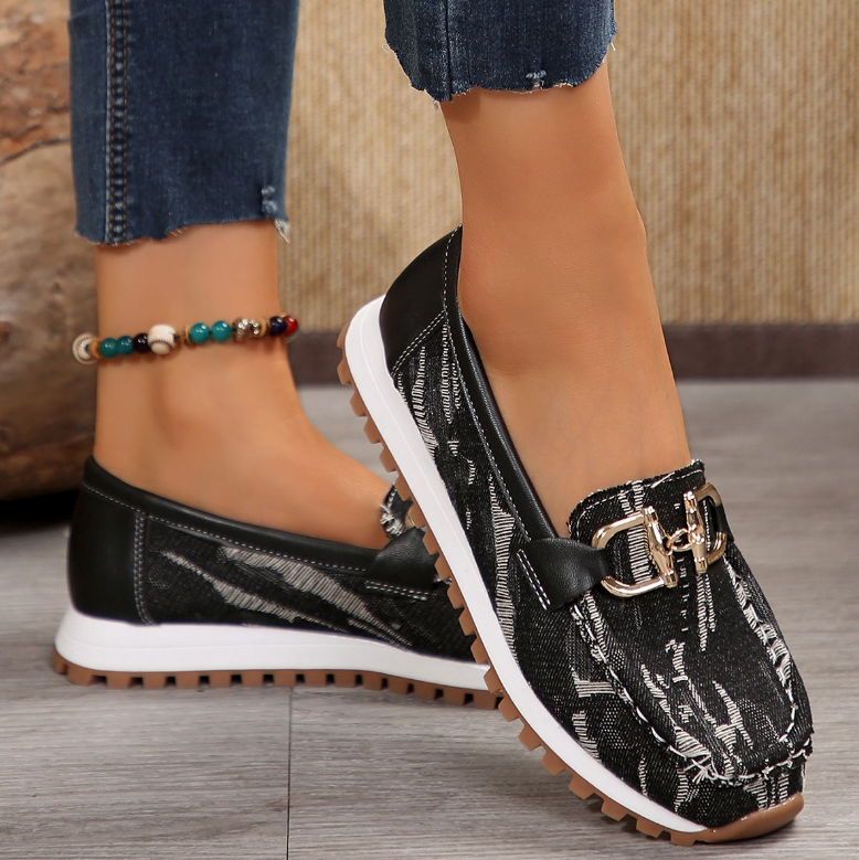 Eliza - Hybride Gesp Loafers