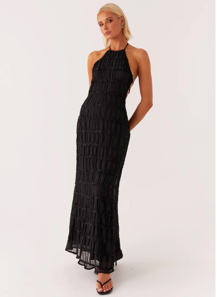 Jolene™ | Elegante Halter Maxi Jurk