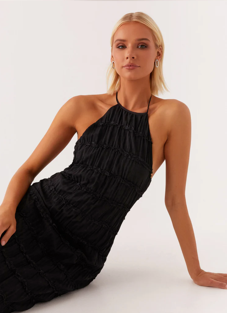 Jolene™ | Elegante Halter Maxi Jurk