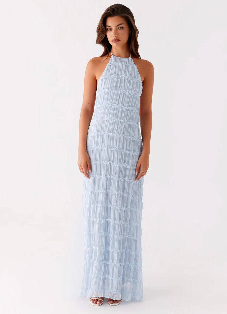 Jolene™ | Elegante Halter Maxi Jurk