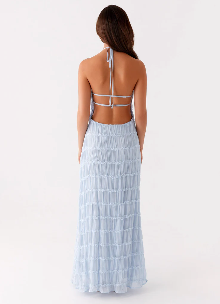 Jolene™ | Elegante Halter Maxi Jurk