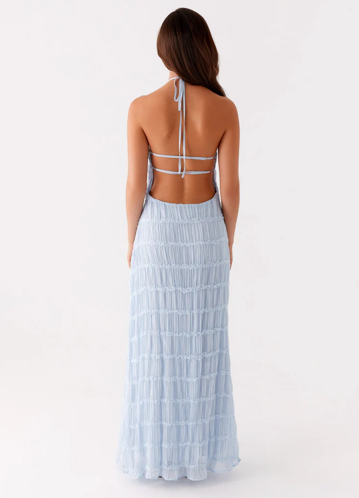 Jolene™ | Elegante Halter Maxi Jurk