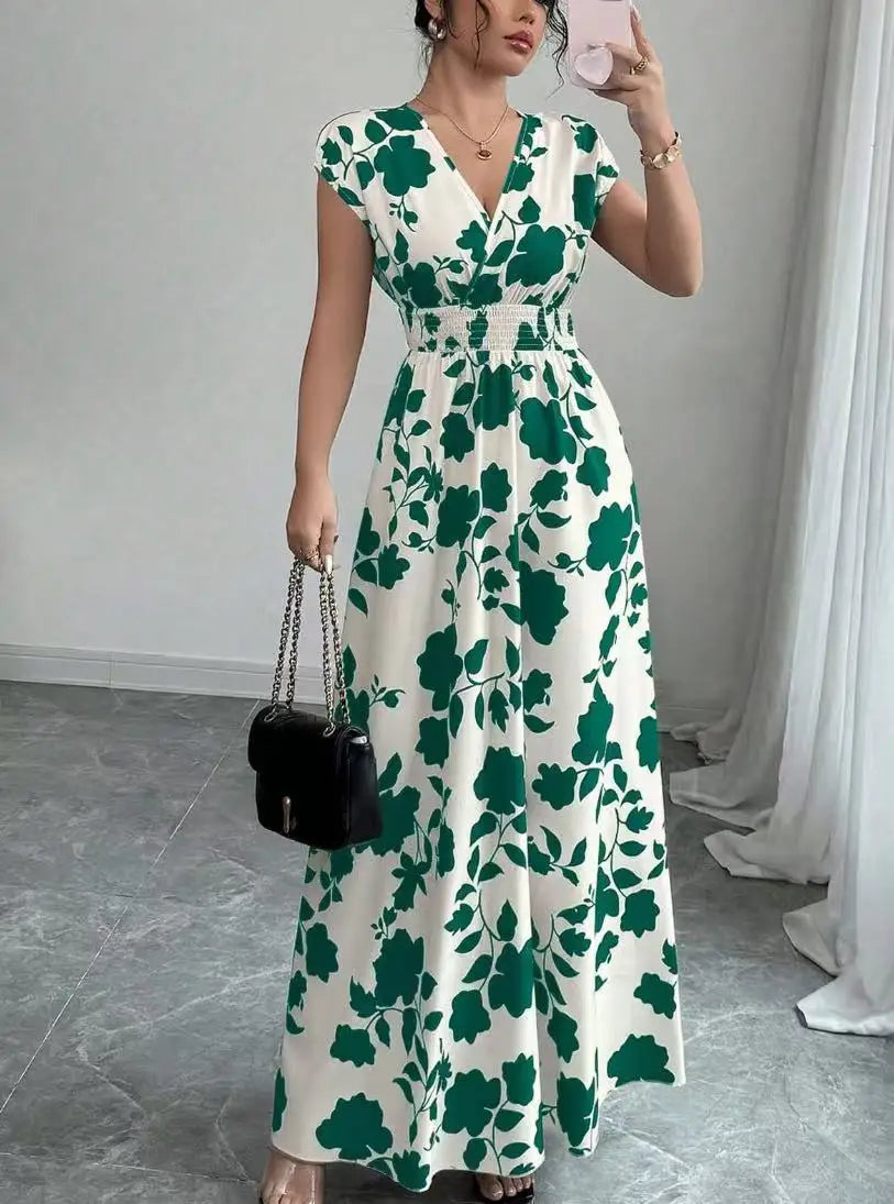 Flora™ - Bloemige Maxi Strandjurk