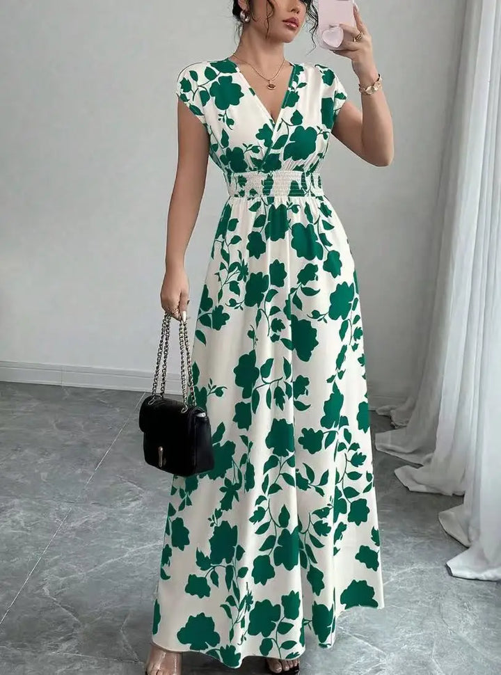 Flora™ - Bloemige Maxi Strandjurk